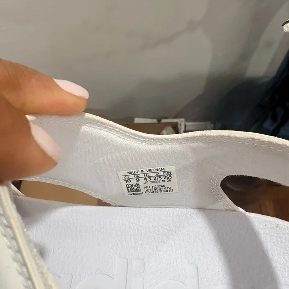 adidas White Kids Dual-Strap Sport Sandals - Picture 2 of 2